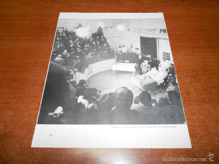 Coleccionismo de Revistas y Peri&oacute;dicos: RETAL LIBRO NOTICIAS DE 1968 CURIOSA RUEDA DE PRENSA DE SOFIA LOREN TRAS NACIMIENTO DE SU HIJO