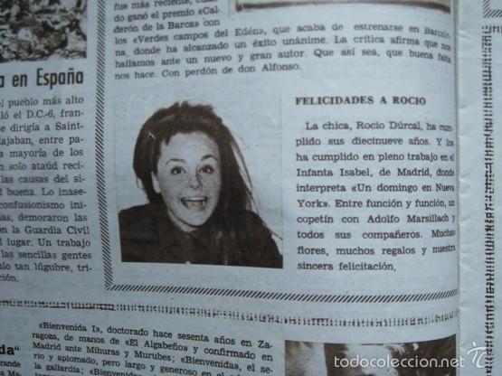 Coleccionismo de Revistas y Peri&oacute;dicos: RECORTE ROCIO DURCAL