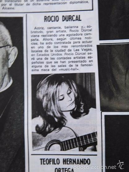 Coleccionismo de Revistas y Peri&oacute;dicos: RECORTE ROCIO DURCAL