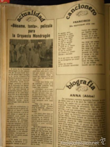 Coleccionismo de Revistas y Peri&oacute;dicos: recorte francisco abba besame tonta orquesta mondragon