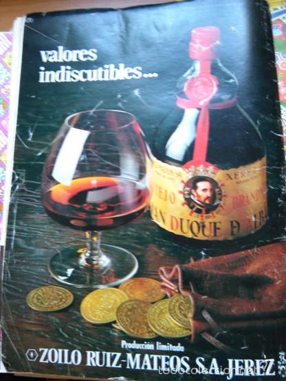 Coleccionismo de Revistas y Peri&oacute;dicos: recorte BRANDY GRAN DUQUE DE ALBA JEREZ JEREX ZOILO RUIZ MATEOS