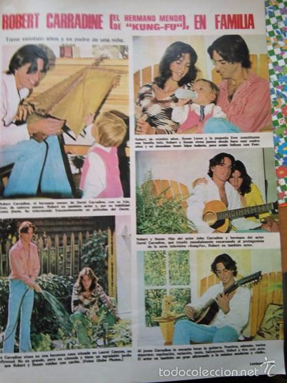 Coleccionismo de Revistas y Peri&oacute;dicos: recorte robert carradine hermano de david carradine kung fu