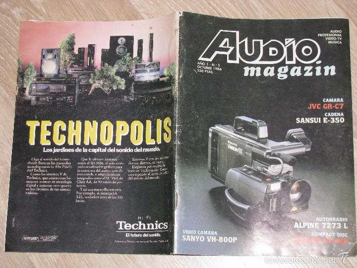 Coleccionismo de Revistas y Peri&oacute;dicos: REVISTA AUDIO MAGAZIN N&ordm; 2. OCTUBRE 1986.