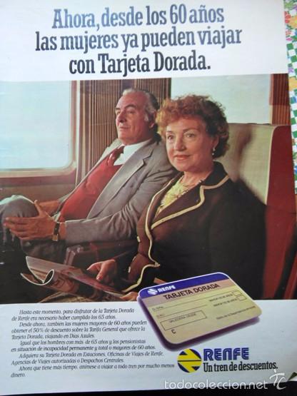 Sammeln von Zeitschriften und Zeitungen: RECORTE Renfe tarjeta dorada