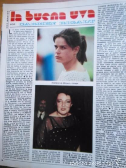 Coleccionismo de Revistas y Peri&oacute;dicos: RECORTE ESTEFANIA DE MONACO AMAIA AMAYA  URANGA  MOCEDADES EL CONSORCIO