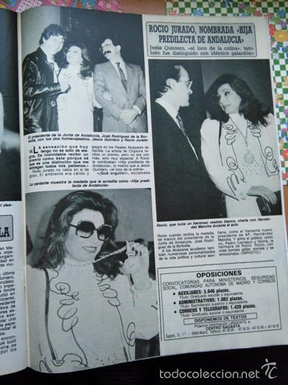 Coleccionismo de Revistas y Peri&oacute;dicos: recorte rocio jurado hija predilecta de andalucia