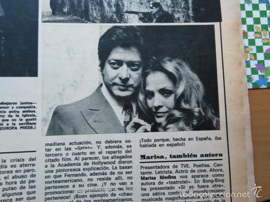 Coleccionismo de Revistas y Peri&oacute;dicos: recorte carmen sevilla vicente parra