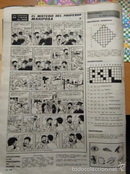 Coleccionismo de revistas y peri&oacute;dicos: recorte , tintin tin tin herge