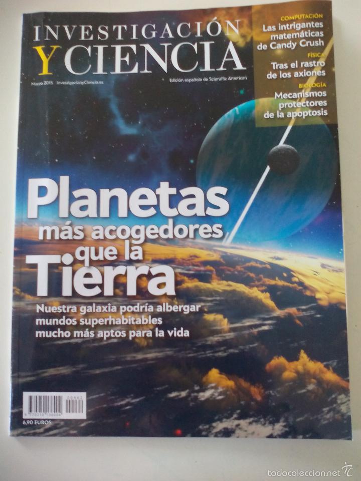 Coleccionismo de Revistas y Peri&oacute;dicos: N&ordm; 462 Marzo 2015 Revista Investigaci&oacute;n y Ciencia. Matem&aacute;ticas de Candy Crush, axiones,Apoptosis