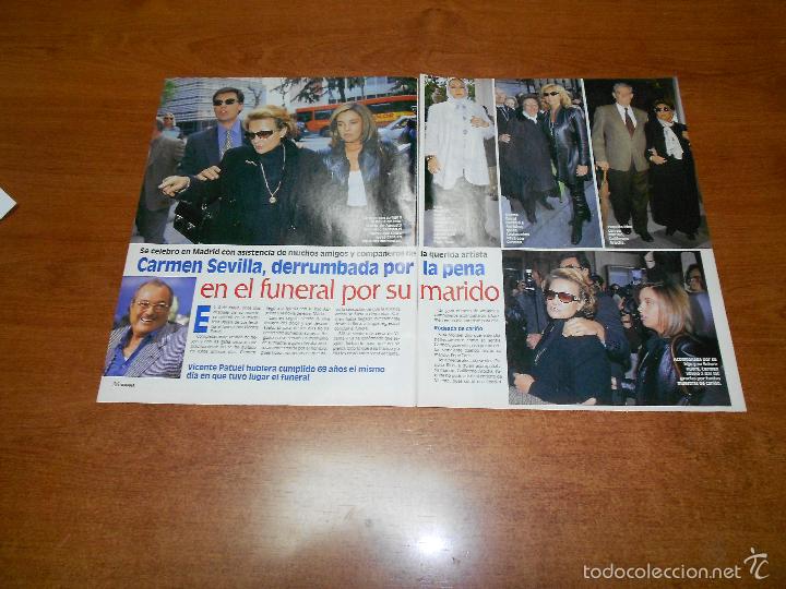 Coleccionismo de Revistas y Peri&oacute;dicos: RECORTE DE PRENSA 2000: CARMEN SEVILLA, SARA MONTIEL, NORMA DUVAL, PAQUITA RICO, MARIAN CONDE...