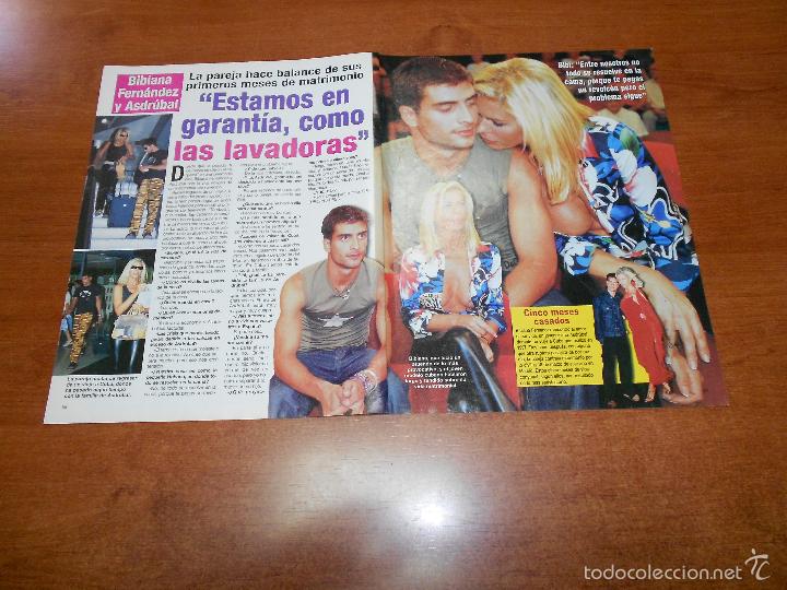 Collection Magazines and Newspapers: RECORTE DE PRENSA 2000: BIBIANA FERN&Aacute;NDEZ Y ASDRUBAL