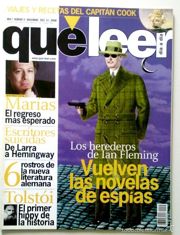 Coleccionismo de Revistas y Peri&oacute;dicos: Qu&eacute; Leer 71 Javier Mar&iacute;as Tolst&oacute;i Capit&aacute;n Cook