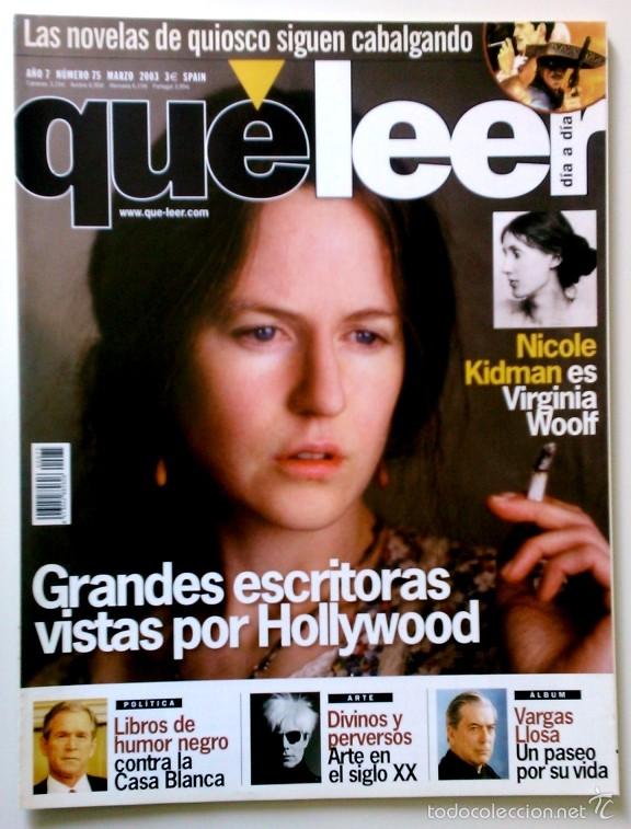 Coleccionismo de revistas y peri&oacute;dicos: Qu&eacute; Leer 75 Nicole Kidman Vargas Llosa