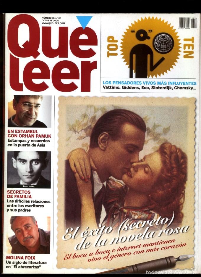 Collezionismo di Riviste e Giornali: Qu&eacute; Leer 114 Kafka Molina Foix Orhan Pamuk