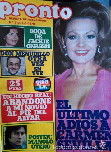 Coleccionismo de Revistas y Peri&oacute;dicos: RECORTE CARMEN SEVILLA