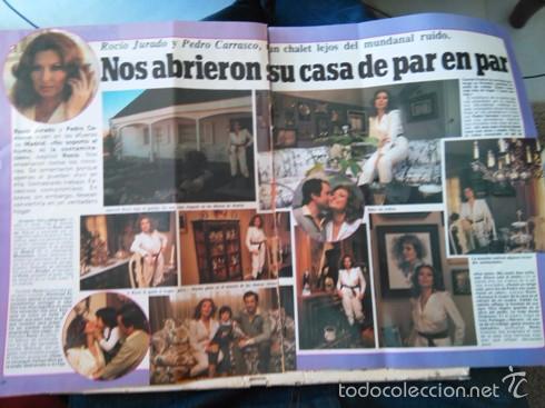 Coleccionismo de Revistas y Peri&oacute;dicos: recorte ROCIO JURADO PEDRO CARRASCO EN SU CASA