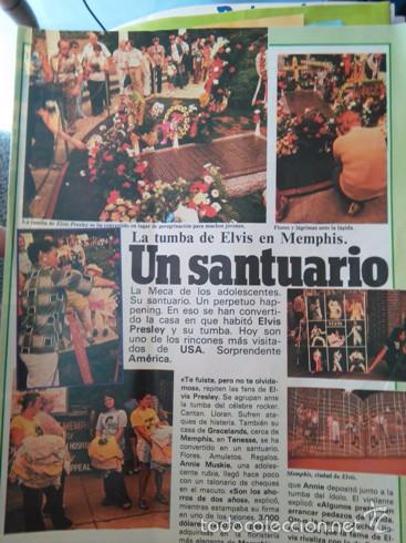 Coleccionismo de revistas y peri&oacute;dicos: recorte elvis presley