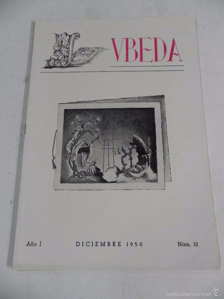 Coleccionismo de revistas y peri&oacute;dicos: REVISTA UBEDA, JAEN, DICIEMBRE DE 1950, NUM. 12, CON MUCHAS FOTOGRAFIAS EN B/N. TIENE 18 PAG. CON MU