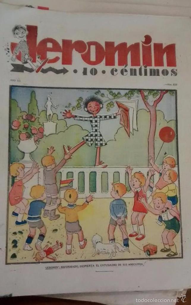 Coleccionismo de revistas y peri&oacute;dicos: Jerom&iacute;n revista ilustrada semanal para ni&ntilde;os, 81 n&uacute;meros a&ntilde;os 1931, 1932, 1933, 1936. Pedir sueltos