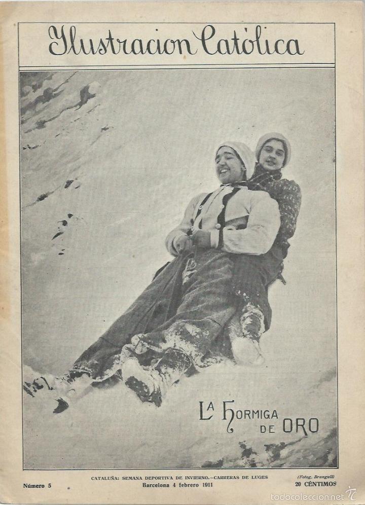 Coleccionismo de revistas y peri&oacute;dicos: LA ILUSTRACION CATOLICA - LA HORMIGA DE ORO - N&ordm; 5 DE 1911