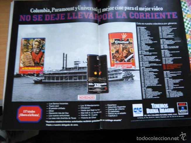 Coleccionismo de Revistas y Peri&oacute;dicos: recorte ESPARTACO KIRK DOUGLAS CHARLTON HESTON LOS DIEZ MANDAMIENTOS