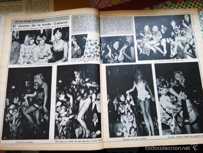 Colecionismo de Revistas e Jornais: recorte boom de la moda cabaret evelyne corrigan regine