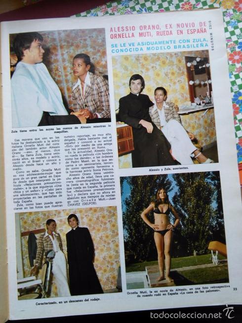 Coleccionismo de Revistas y Peri&oacute;dicos: recorte ornella mutti alessio orano