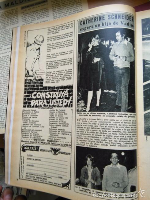 Collezionismo di Riviste e Giornali: recorte catherine schneider