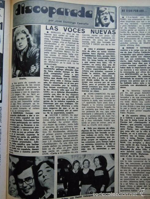 Coleccionismo de Revistas y Peri&oacute;dicos: recorte braulio telmo daniel velazquez jose velez madro&ntilde;al