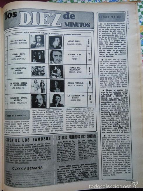 Collectionnisme de Revues et Journaux: RECORTE demis roussos camilo ses