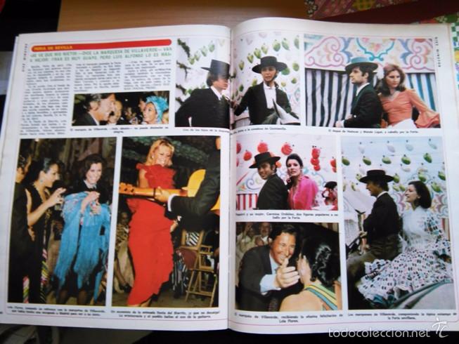 Coleccionismo de revistas y peri&oacute;dicos: recorte LOLA FLORES EN LA FERIA DE SEVILLA CON LOS MARQUESES DE VILLAVERDE PAQUIRRI CARMINA ORDO&Ntilde;EZ