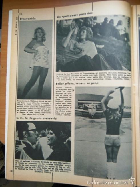 Collectionnisme de Revues et Journaux: recorte BELINDA COREL CLAUDIA CARDINALE