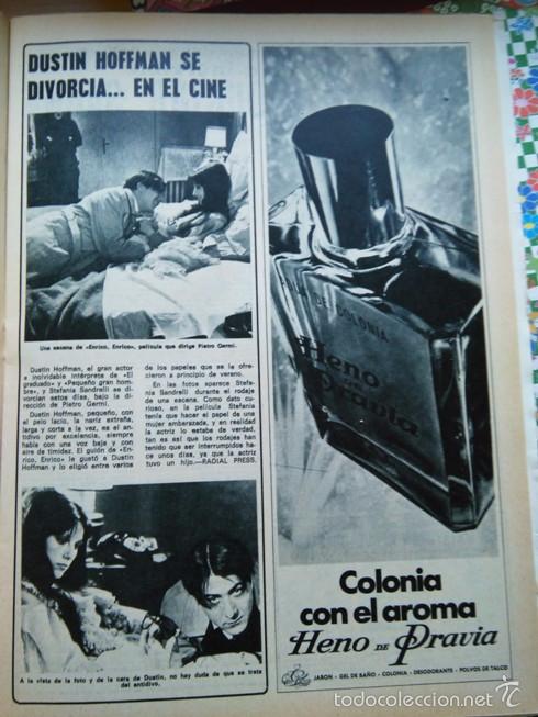 Collectionnisme de Revues et Journaux: recorte DUSTIN HOFFMAN