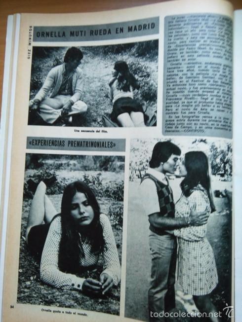 Collectionnisme de Revues et Journaux: recorte ORNELLA MUTTI ALESSIO ORANO