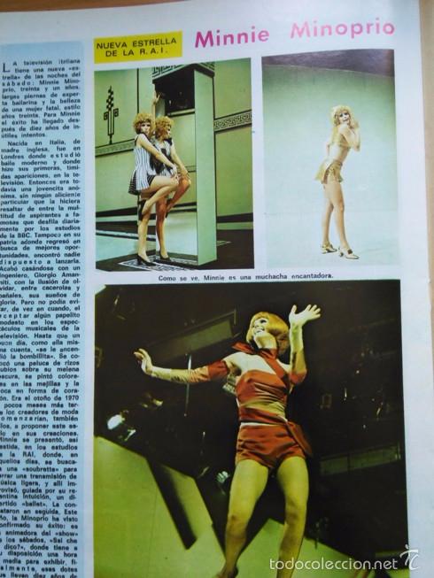 Collectionnisme de Revues et Journaux: recorte MINNIE MINOPRIO