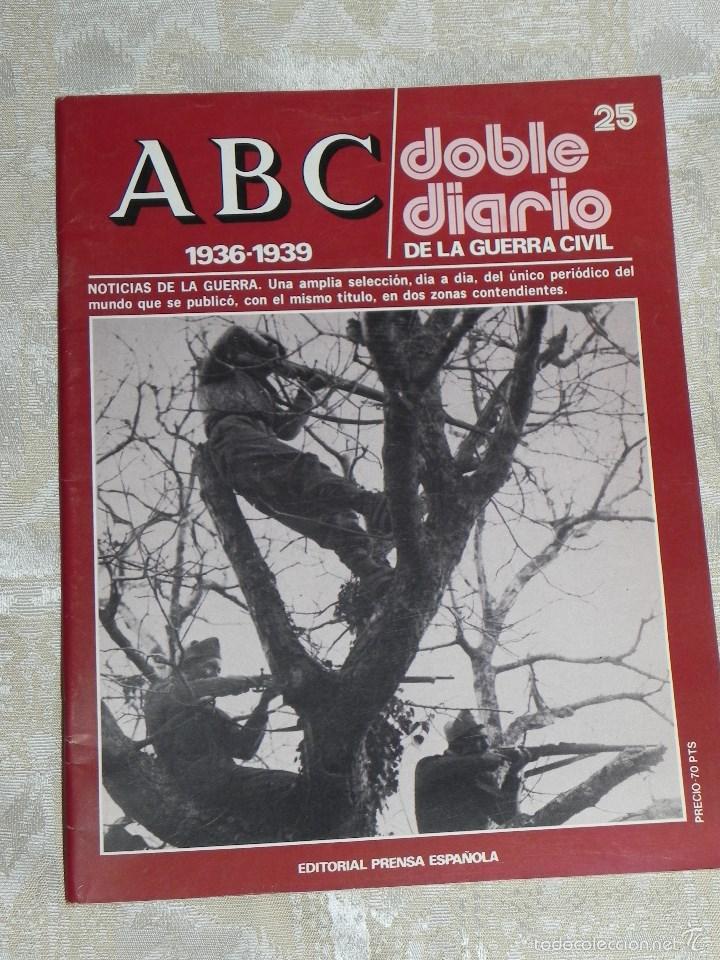 Coleccionismo de Revistas y Peri&oacute;dicos: Vendo Fasciculo Colecci&oacute;n ABC (Doble Diario de la Guerra Civil, N&ordm; 25).
