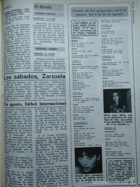 Sammeln von Zeitschriften und Zeitungen: recorte AMPARO BARO MARIA LUISA MERLO