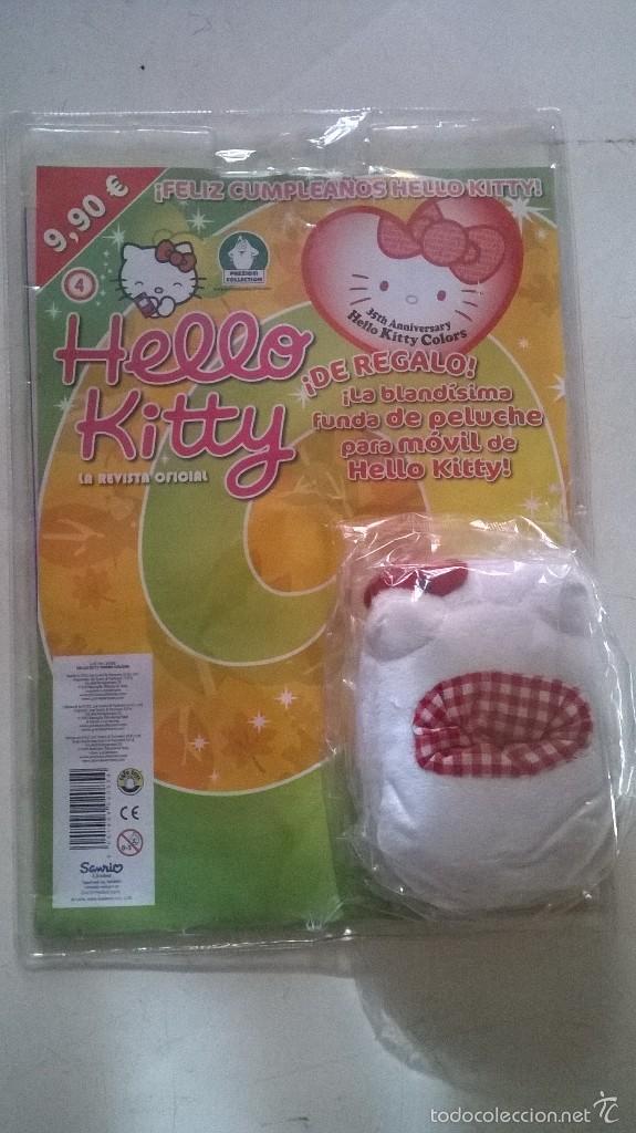 Coleccionismo de Revistas y Peri&oacute;dicos: HELLO KITTY LA REVISTA OFICIAL OCT-NOV 2009 CON FUNDA DE PELUCHE PARA MOVIL
