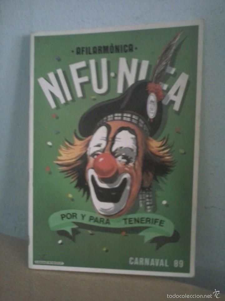 Sammeln von Zeitschriften und Zeitungen: REVISTA DE CARNAVAL - AFILARM&Oacute;NICA NIFU-NIFA, POR Y PARA TENERIFE A&Ntilde;O 89 / BUEN ESTADO