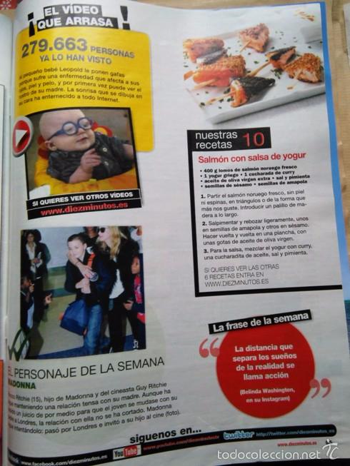 Coleccionismo de Revistas y Peri&oacute;dicos: RECORTE madonna