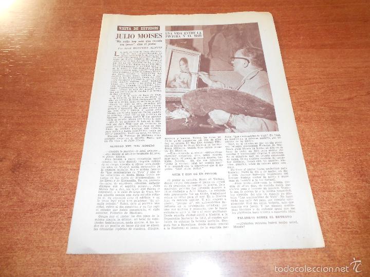 Colecionismo de Revistas e Jornais: RETAL 1961 ARTE: REPORTAJE PINTOR JULIO MOISES, Y MAQUINA PAVIMENTACI&Oacute;N AEROPUERTO LA CORU&Ntilde;A