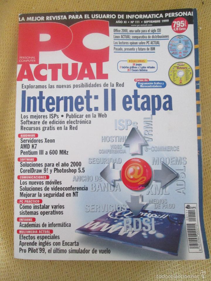 Coleccionismo de Revistas y Peri&oacute;dicos: PC ACTUAL - N 111 septiembre 1999