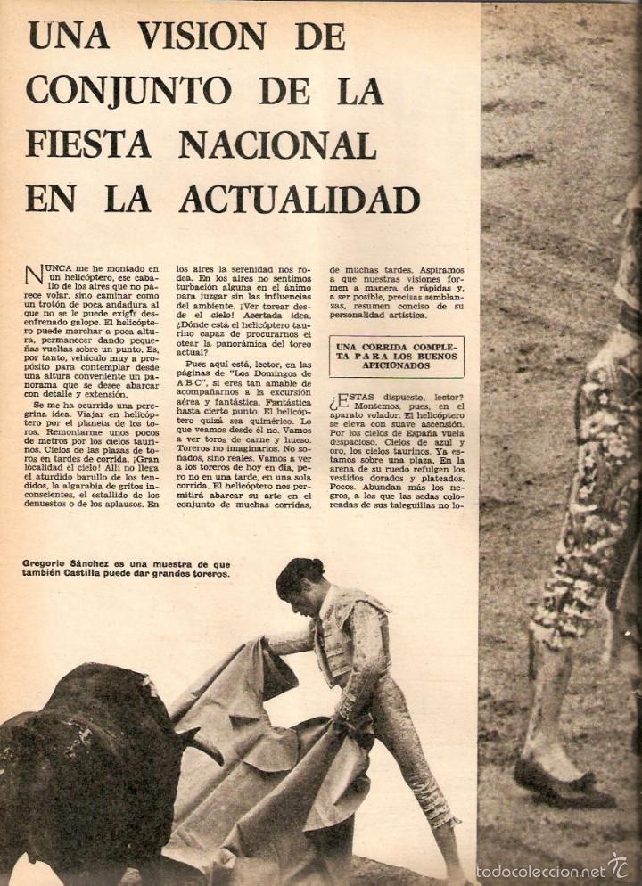 Collectionnisme de Revues et Journaux: A&Ntilde;O 1968 FIESTA NACIONAL TOROS TOREROS MIGUELIN PACO CAMINO  MUSICA TERESA BERGANZA PAOLA DE BELGICA