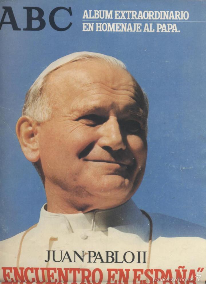 Coleccionismo de revistas y peri&oacute;dicos: REVISTA ABC-ALBUN EXTRAORDINARIO EN HOMENAJE AL PAPA JUAN PABLO II