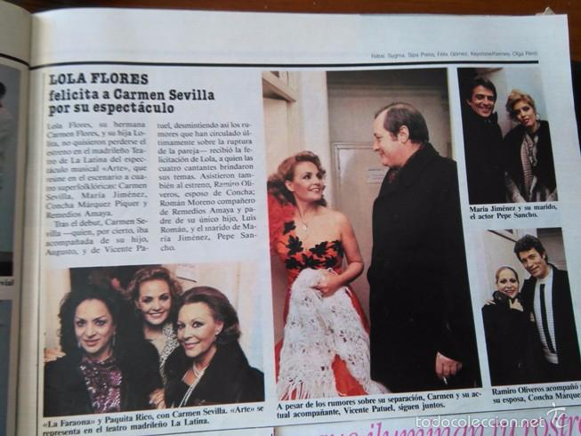 Coleccionismo de Revistas y Peri&oacute;dicos: recorte CARMEN SEVILLA LOLA FLORES PAQUITA RICO