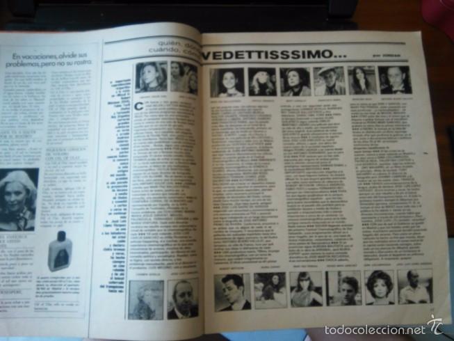 Coleccionismo de Revistas y Peri&oacute;dicos: recorte nuria espert carmen sevilla gina lollobrigida mari paz pondal ursula andress robert mitchun
