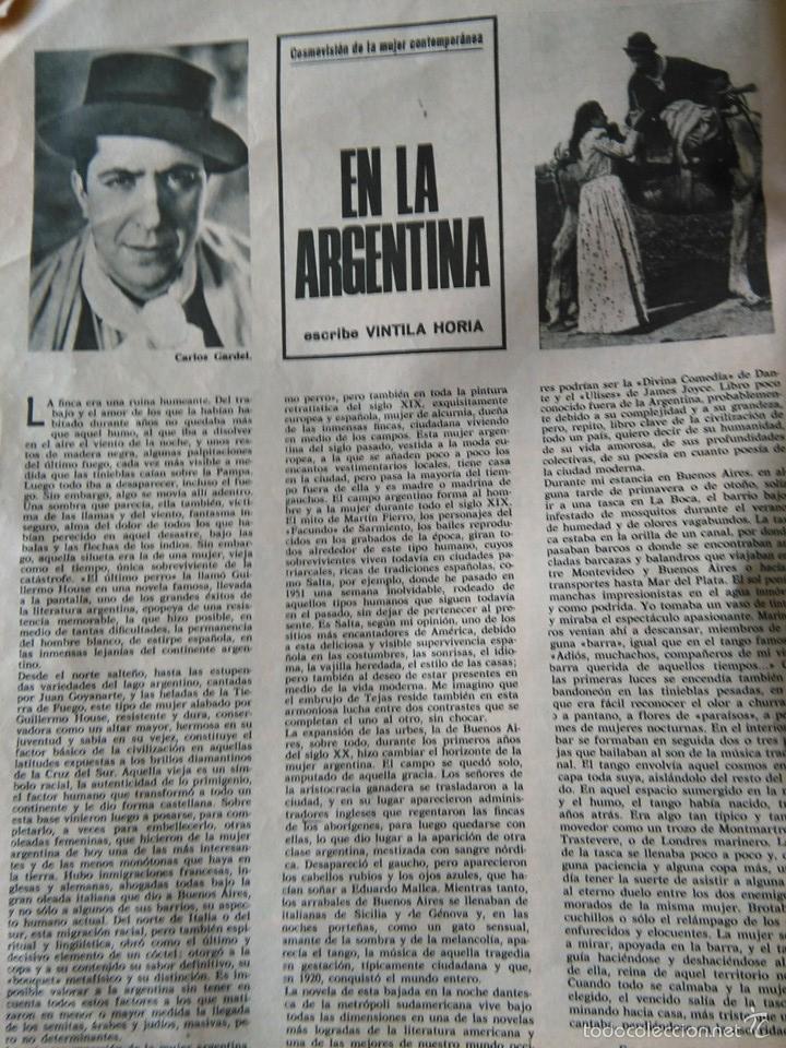 Coleccionismo de Revistas y Peri&oacute;dicos: recorte carlos gardel