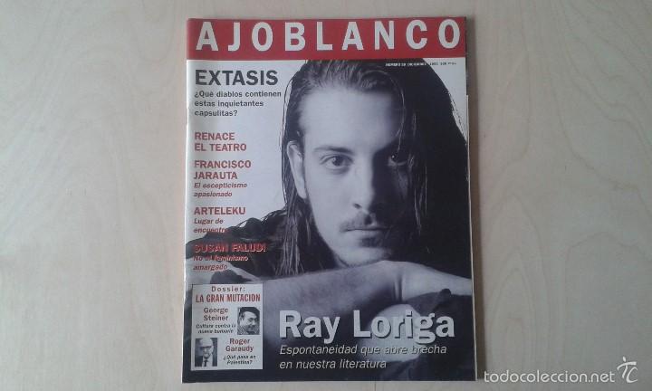 Collection Magazines and Newspapers: AJOBLANCO -- n&ordm; 58 -- Ediciones culturales Ode&oacute;n, 1993 - Extasis, Ray Loriga, Arteleku, Susan Faludi