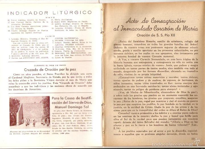 Collezionismo di Riviste e Giornali: A&Ntilde;O 1943 REPARACION RELIGION TORTOSA ASPIRANTADO CASA BELETA TRANSPORTES JOSE MOLL LITURGIA