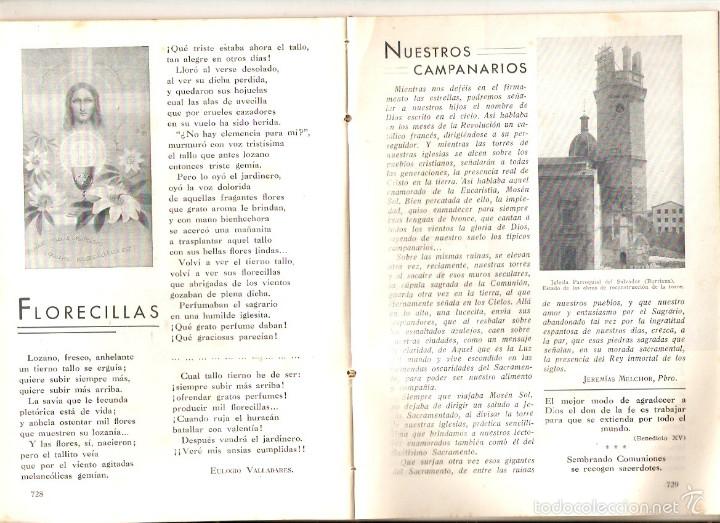 Collezionismo di Riviste e Giornali: A&Ntilde;O 1944 REPARACION BURRIANA CAMPANARIO ASPIRANTADO SALAMANCA TORTOSA CONGRESO EUCARISTICO ESTELLA